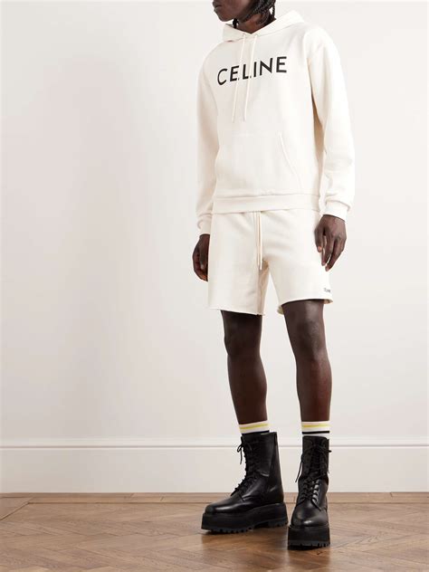 celine sweat shorts|Celine.